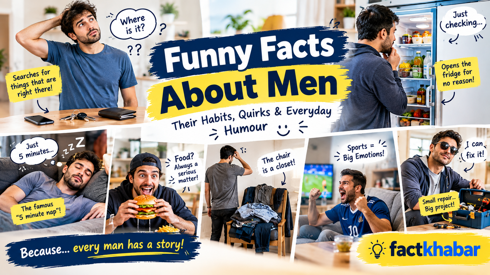 Funny Facts About Men